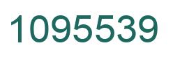 Número 1095539 imagen verde