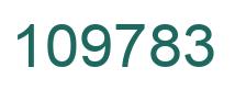 Number 109783 green image