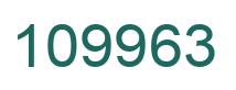 Number 109963 green image