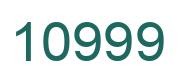 Número 10999 imagen verde