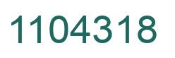 Número 1104318 imagen verde