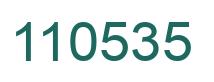 Número 110535 imagen verde