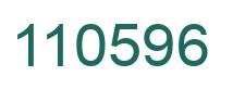 Número 110596 imagen verde