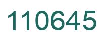 Número 110645 imagen verde