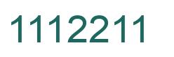 Número 1112211 imagen verde