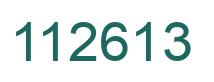 Número 112613 imagen verde