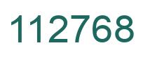 Número 112768 imagen verde