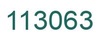 Number 113063 green image
