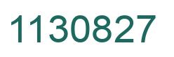 Number 1130827 green image