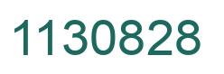 Number 1130828 green image