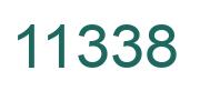 Number 11338 green image