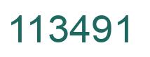 Número 113491 imagen verde