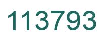 Número 113793 imagen verde