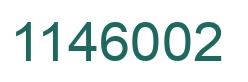 Number 1146002 green image