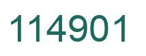 Número 114901 imagen verde