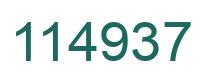 Número 114937 imagen verde
