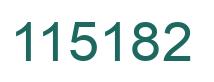 Número 115182 imagen verde