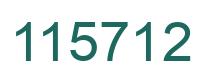 Número 115712 imagen verde