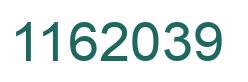 Número 1162039 imagen verde