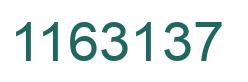 Number 1163137 green image