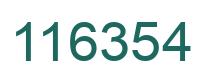 Número 116354 imagen verde