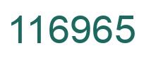 Número 116965 imagen verde