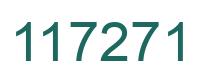 Number 117271 green image