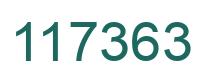 Number 117363 green image