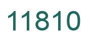 Number 11810 green image