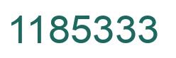 Número 1185333 imagen verde