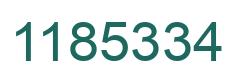 Número 1185334 imagen verde