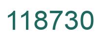 Número 118730 imagen verde