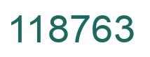 Number 118763 green image
