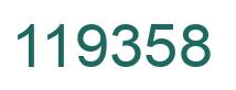 Number 119358 green image