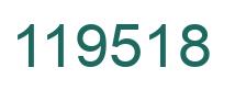 Número 119518 imagen verde