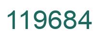Número 119684 imagen verde