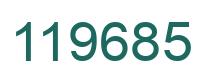 Número 119685 imagen verde