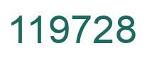 Número 119728 imagen verde