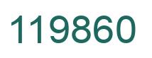 Number 119860 green image