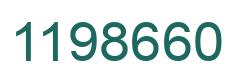 Número 1198660 imagen verde