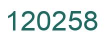 Número 120258 imagen verde