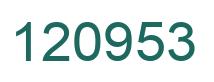 Número 120953 imagen verde