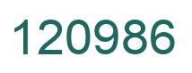 Número 120986 imagen verde