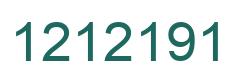 Número 1212191 imagen verde