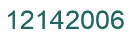 Número 12142006 imagen verde