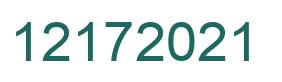 Number 12172021 green image