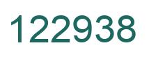Número 122938 imagen verde