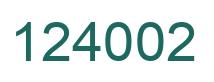 Número 124002 imagen verde