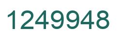 Número 1249948 imagen verde