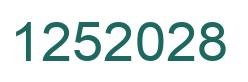 Número 1252028 imagen verde